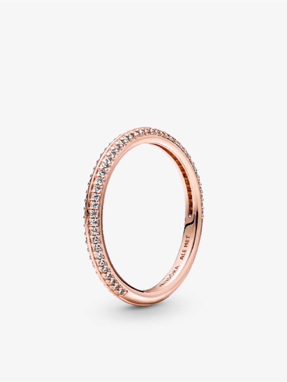 Pandora ME Rose Gold Pavé Slim Ring - Rose Gold